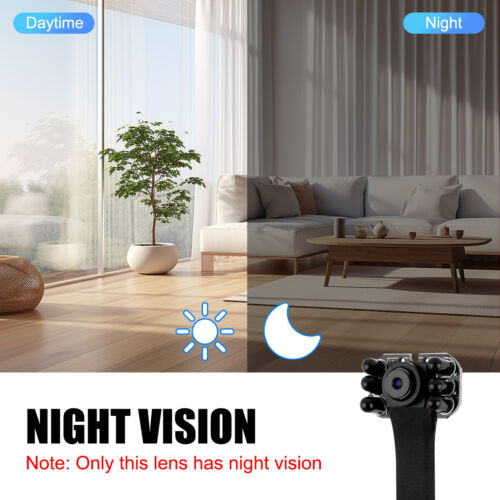 1080P 4K Cam HD Wireless WiFi Mini Security Night Vision Camera DVR W/ Battery - Picture 4 of 12