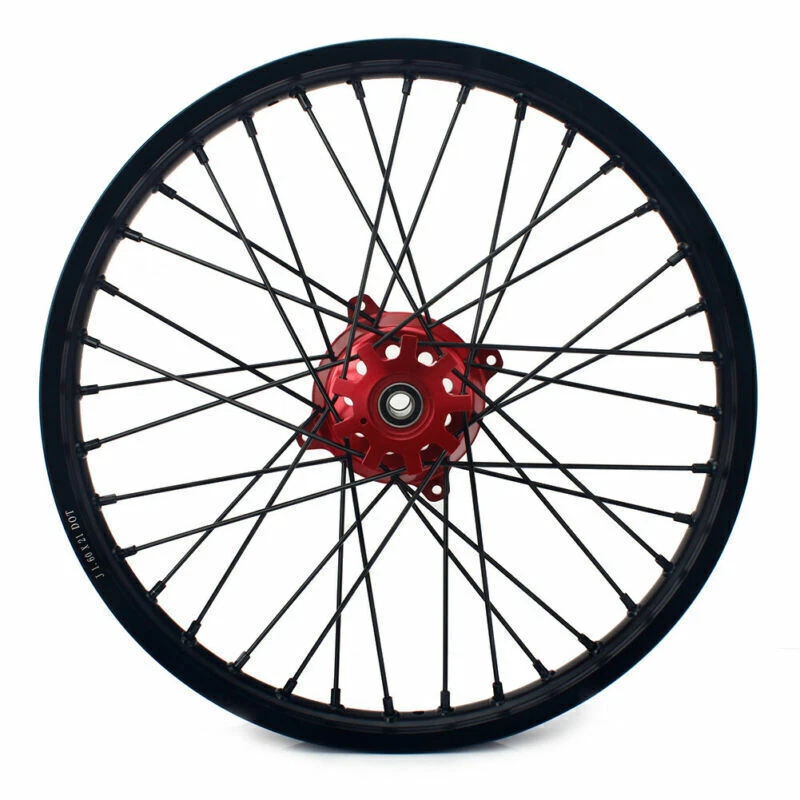 For Honda XR650L 21"+18" Spoked CNC Wheels Rims Rotors Set XR 650L 1993 94-2024 - Imagem 4 de 4