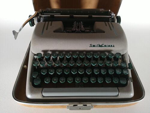 Súper máquina de escribir silenciosa Smith Corona años 50 vintage con estuche - ¡Probada! - Imagen 3 de 13