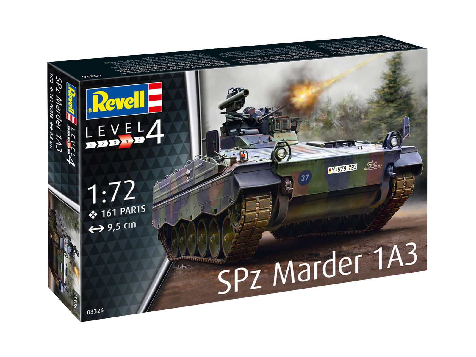 Spz Marder 1A3 Tank 1:72 Plastic Model Kit REVELL