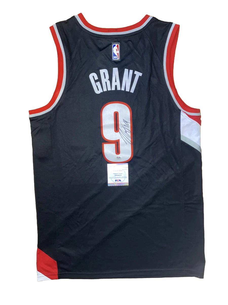 JERAMI GRANT signed auto PORTLAND TRAILBLAZERS Jersey w COA PSA