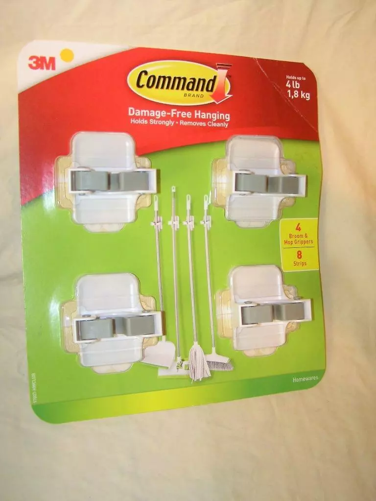 Command hooks for brooms and mops sales