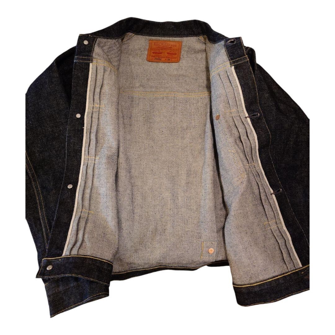 The REAL McCOY fS S003J Denim Jacket Cotton Men Size 38 Blue The REAL McCOY fS S003J Denim Jacket Cotton Men Size 38 Blue