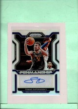 2021-22 Panini Prizm Penmanship Silver Tomas Satoranksy Autograph MINT  ID:55618