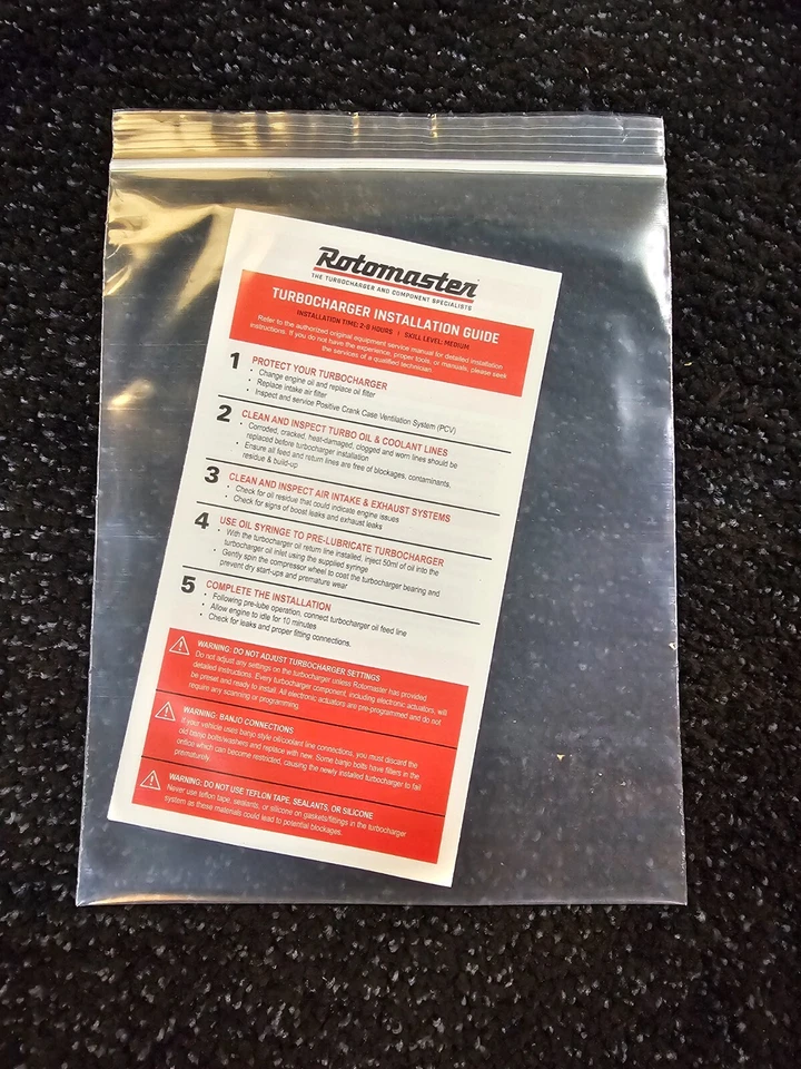 Rotomaster J8050101R Turbocharger for 2005-2006 Subaru Legacy Subaru Outback - Image 3 of 4