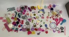 Barbie Accessories Pets Lot  Brushes Purses  Accessories Belts Helmets 149 Piece