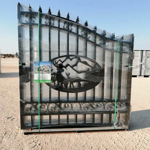 Puertas de hierro forjado Great Bear de 20 pies nuevas - hermoso diseño ornamental Foto 4 de 4