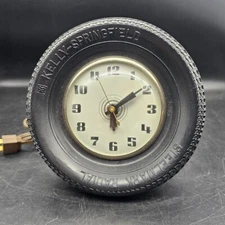 Kelly Springfield 6" Tire Clock (Not Running)