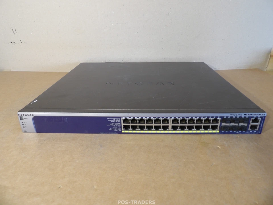 NETGEAR ProSafe M5300-28G-POE+ 24-Port Gigabit PoE+ Switch - INCL 1x APS525W