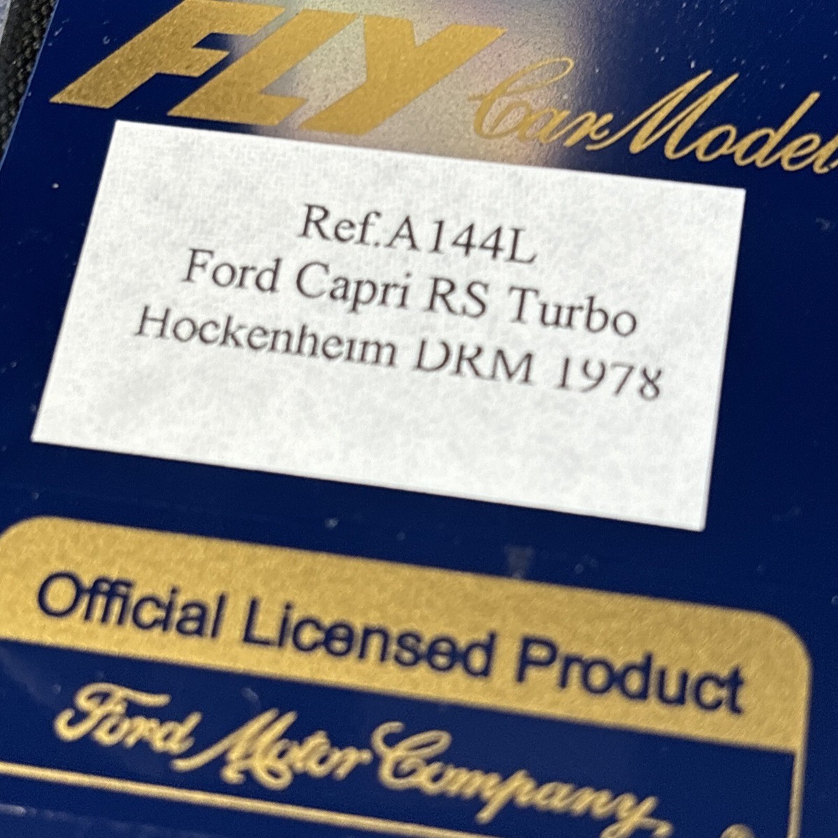Fly A144L Ford Capri RS Turbo Hockenheim DRM '78 H.Heyer 1