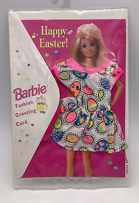 Barbie Fashion Greeting Card says Happy Easter 1995 74299146831 | eBay