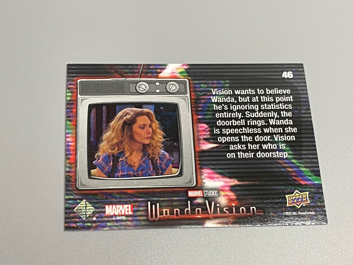 2022 Upper Deck WandaVision Purple Spell Parallel #46 Wanda Who Is