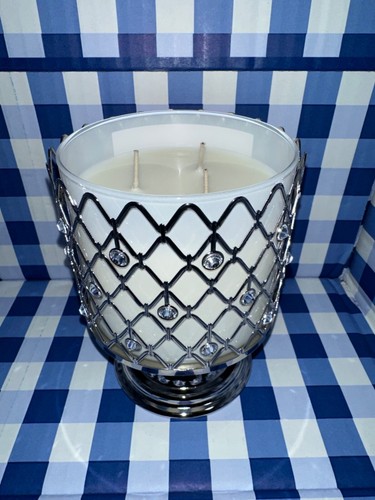 BATH & BODY WORKS 3 WICK CANDLE HOLDERS (VARIOUS DESIGNS) - Picture 8 of 105