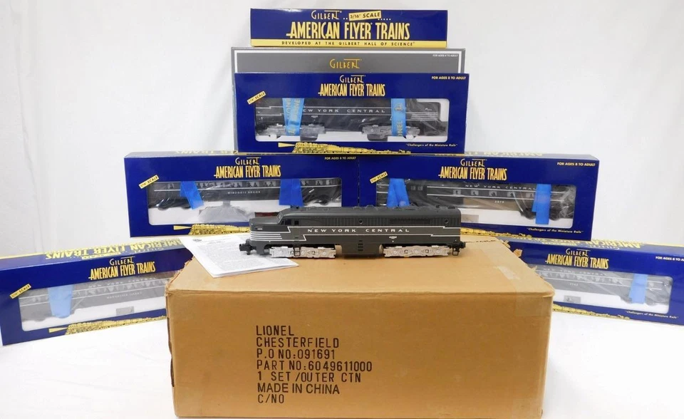 American Flyer 6-49611 New York Central NYC Passenger Set PA AA + 4 streamliner - Image 2 of 4