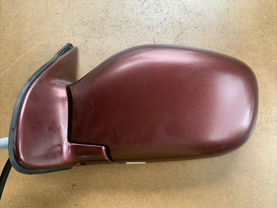 Espejo de puerta exterior delantero izquierdo 99-01 Infiniti QX4 5 cables borgoña perla Foto 3 de 4