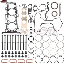 Head Gasket Bolts&Piston Rings Set For 2010-2015 Hyundai Sonata Kia Optima 2.4L
