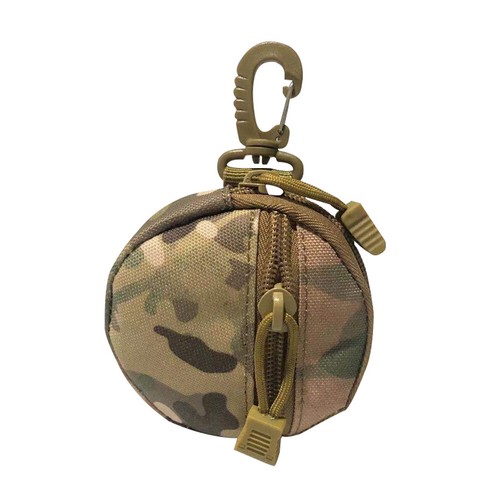 Tactical Small Key Bag Portamonete Nylon Molle Pouch Outdoor EDC Belt Pack Borse - Foto 17 di 17