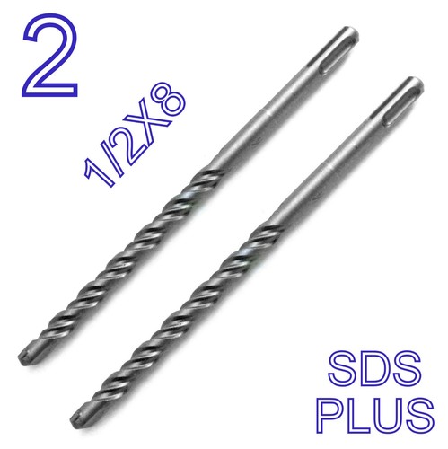 2-teiliges Set SDS PLUS 1/2 Zoll Durchmesser 8 Zoll lange Hartmetallspitze Hammerbohrer SCT-888 - Bild 1 von 12