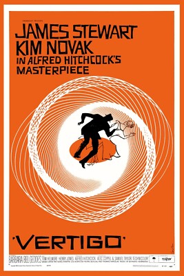 12530.Decoration Poster.Home room wall interior design.Vertigo retro movie
