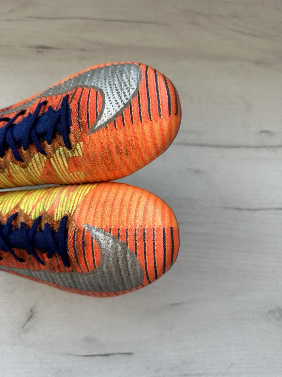 Nike Mercurial Superfly 5 DF FG Orange Navy Blue Football Cleats