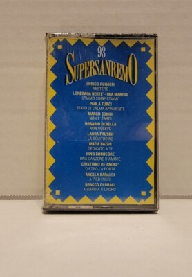 Super Sanremo '93 by Various Artists ITALIAN GEM MINT Cassette Sealed Rare 