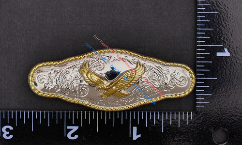 6X 65*24mm Silver Gold Eagle Conchos for Leathercraft Western Horse Saddle Belt - Picture 10 of 12