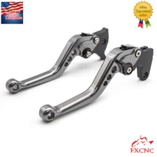 For Royal Enfield Hunter 350 2022-2024 Titanium FXCNC Brake Clutch Levers Short