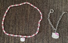 HELLO KITTY Bracelet 2010 and Necklace 2012  SANRIO