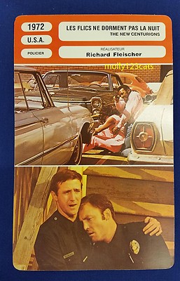 US Krimi The New Centurions Stacy Keach französischer Film Trade Card  