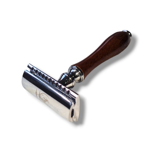Navaja de afeitar de seguridad de lujo para hombre tradicional clásica afeitado. Safety Razor - Imagen 4 de 5