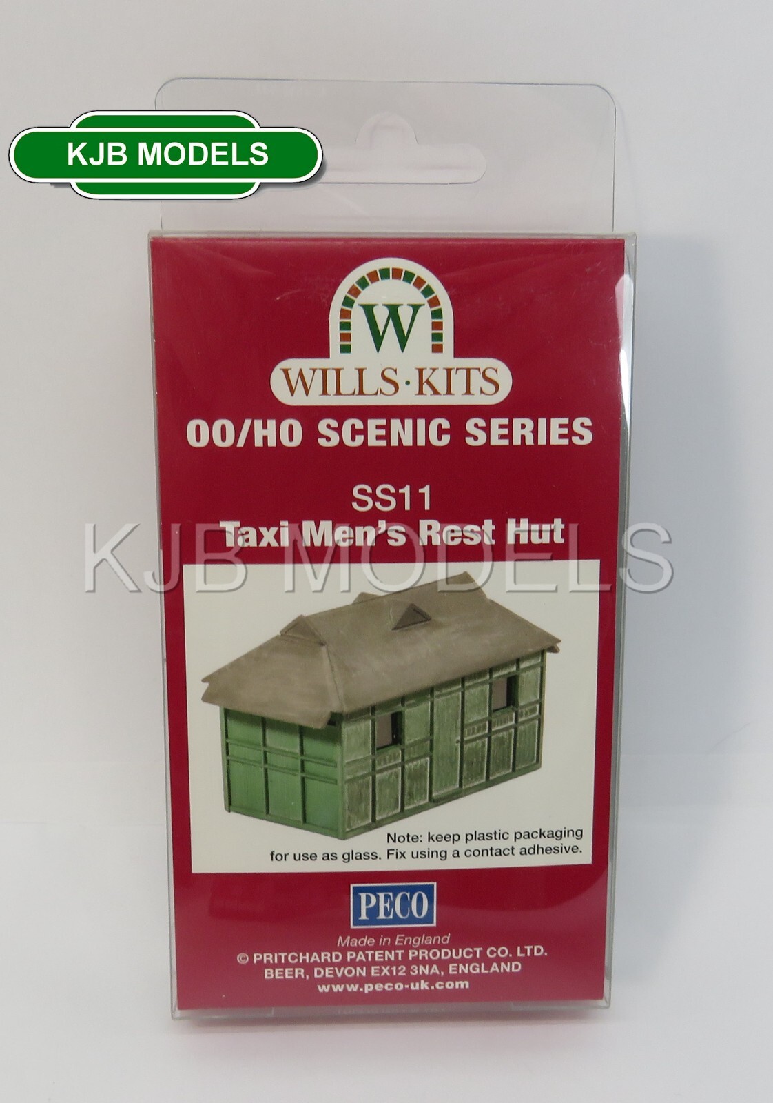 OO Gauge WILLS SS11 Taxi Mens Rest Hut - Plastic Kit