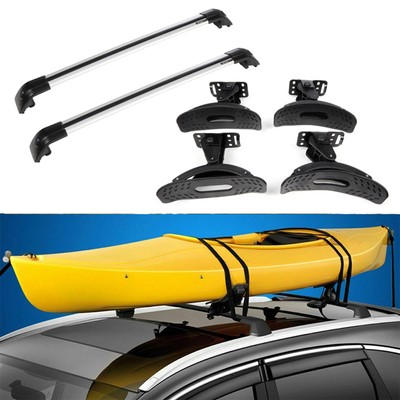 Roof Rack Cross Bar w/ Boat Kayak Rack For 2015-2017 KIA Sorento