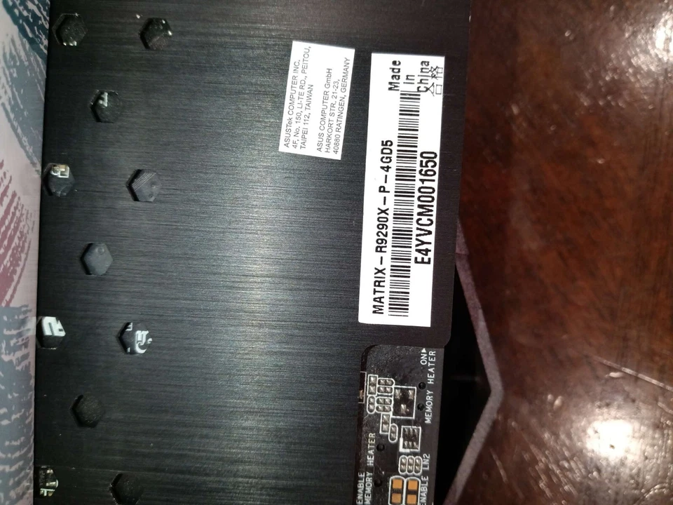 ASUS (R9290X-P-4GD5) ROG AMD Radeon R9 Graphic Card. Not in original box. - Image 2 of 2