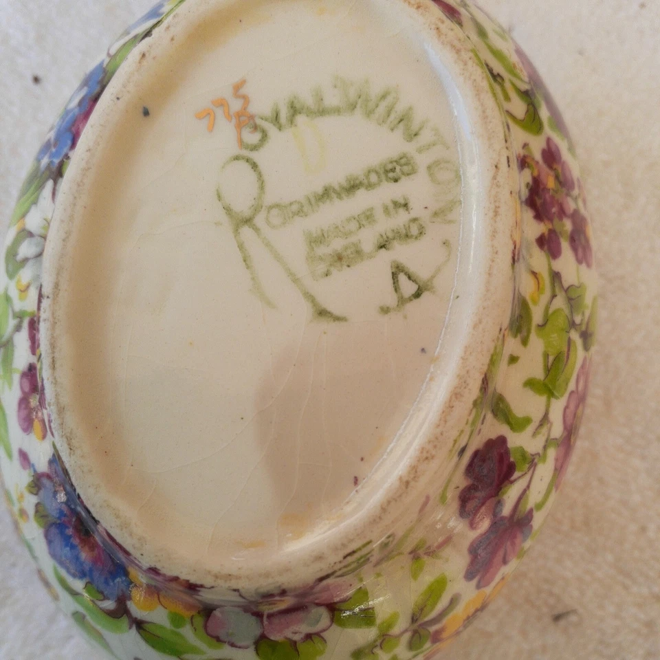 Royal Winton Summertime Chintz Creamer - image 3 of 4