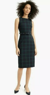dark green plaid dress
