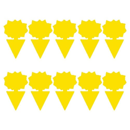 100-Stück Gelbsticker W ahl Gelbtafel Falle Insektenfalle Trauermücken Kleber - Afbeelding 73 van 91