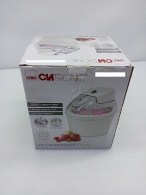 Clatronic Eismaschine | bis zu 1500 ml | Sorbet, Eiscreme, Frozen Joghurt
