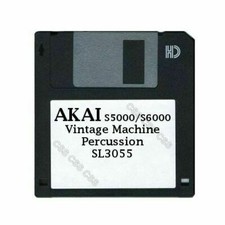 Akai S5000 / S6000 Floppy Disk Vintage Machine Percussion SL3055