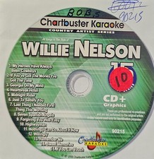 90215 WILLIE NELSON   CHARTBUSTER KARAOKE CDG RARE