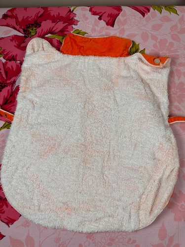 Vintage Small Dog Pet Outfit 1950s 1960s Orange Vols Tennessee Retro Mod - Picture 7 of 9