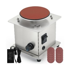 Mini Tabletop Disc Sander, 4  Electric Bench Sanding Machine with 20 Sandp