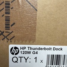 HP Thunderbolt Dock 120W G4 USB-C Docking Station 4J0A2AA open box