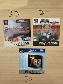 SONY PLAYSTATION 1 PS1 PSONE FRONT & BACK COVER PAL