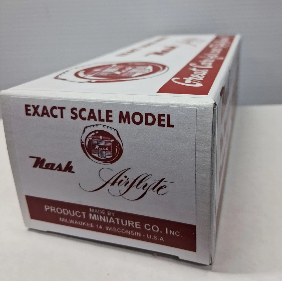 New 1953 Nash Airflyte Dealer Promo Model REPLICA BOX ONLY ... NO CAR - Image 4 of 4