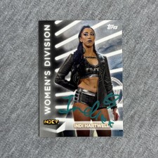 2021 Topps WWE Women's Division #R-34 Indi Hartwell (RC) Signed IP Auto