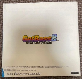 Sega Bass Fishing (get bass) (Sega Dreamcast,1999) from japan good Used
