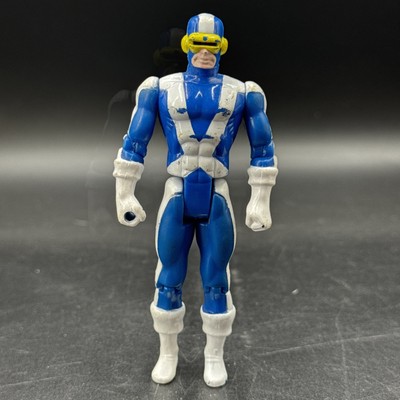 1991 Marvel Uncanny X-Men Cyclops Blue ToyBiz Action Figure Vintage