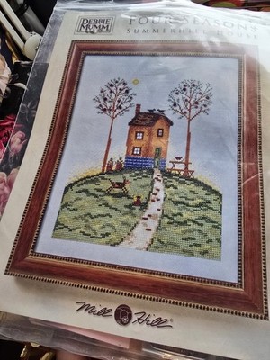 Mill Hill Summerhill House. Stickvorlage mit Perlenset