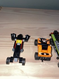 LEGO Racers: Smash Security 8199 And Other Small Vehicle Lot Incomplete