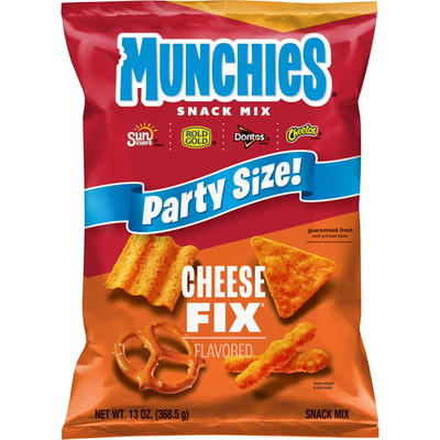 Munchies Cheese Fix Party-Size Snack Mix   13 oz Bag
